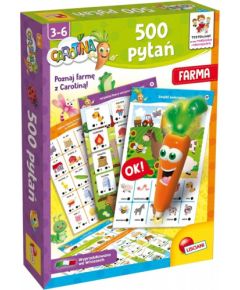 Lisciani Gra carotina 500 pytań - farma Galda spēles