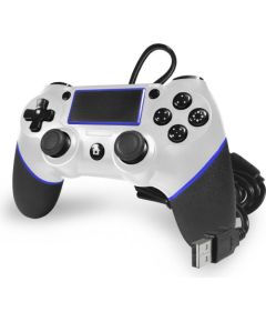 Teknogame Phantom PS4 Wired Controller White - pults Spēļu kontrolieri