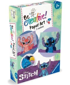 Ravensburger Disney: Be Creative! Paper Art - Stitch & Angel (23750) интерактивные игрушки