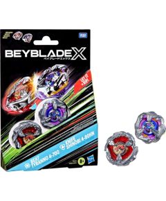 Hasbro Bey Blade X:  Dual Pack -  Beat Tyranno Knife Shinobi (G1542) Galda spēles