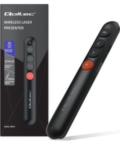 Qoltec Laserowy wskaźnik/prezenter 4w1/usb 3.0/2.4ghz/30m