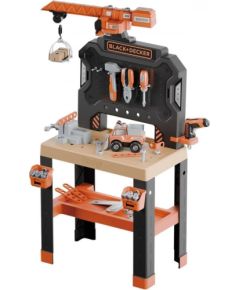 Smoby Warsztat z dźwigiem black+decker bricolo builder интерактивные игрушки