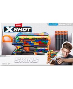 Zuru X-Shot Wyrzutnia skins flux (8 strzałek) striper