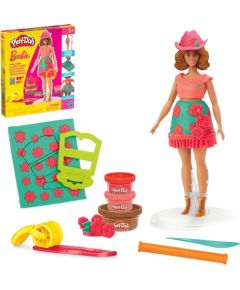 Hasbro Play-Doh: Fashion - Barbie Designer Dolls Florals And Fringe (G1360) интерактивные игрушки