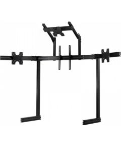 Next Level Racing Stojak wolnostojący elite na 4 monitory czarny Piederumi konsolēm