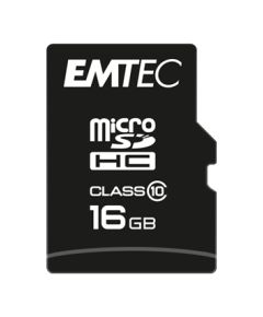 Emtec mSD 16GB Class10 Classic Atmiņas kartes micro SD SDHC