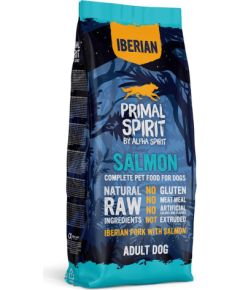 PRIMAL SPIRIT Iberian 70% Salmon – semi-moist dog food – 12 kg