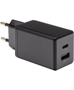PATONA Premium Charger GaN PD45W 1xUSB-C 1xUSB-A PD3.0 QC3.0 Black