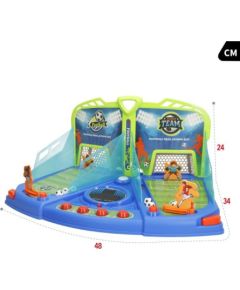 Настольная игра "Футбол" на батарейках, с электронным табло, звуковыми и световыми эффектами 5+ CB47819 Galda spēles