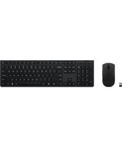 Lenovo Professional Wireless Rechargeable Combo Keyboard and Mouse | Keyboard and Mouse Set | Wireless | Mouse included | US English | Bluetooth | Grey