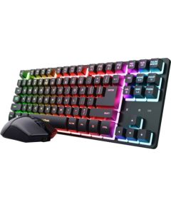 Trust Zestaw bezprzewodowy klawiatura + mysz gxt832 thado