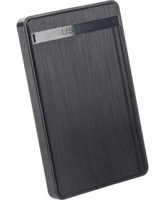Fusion 2,5" ārējais cietā diska korpuss SATA III | USB 3.0 | Koka stila dizains | melns