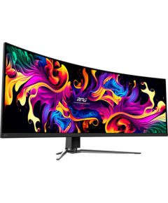 MSI MPG 491CQPDE QD-OLED, gaming monitor - 49 - black, DQHD, QD-OLED, curved, Adaptive-Sync, 144Hz panel