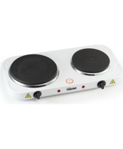 Tristar Free standing table hob KP-6245 Number of burners/cooking zones 2 Rotary White Electric Mini cepeškrāsnis un virsmas