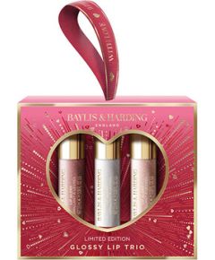 Baylis & Harding Midnight Cherry Lip Gloss Trio - Dárková sada lesků na rty 2.5ml Smaržas - NESAKĀRTOTS