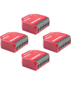 Set of 4 Shelly 1 PM Gen4 Zigbee/Matter Controllers Viedie slēdži