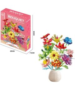 Leantoys Klocki kwiaty w wazonie 982 el.
