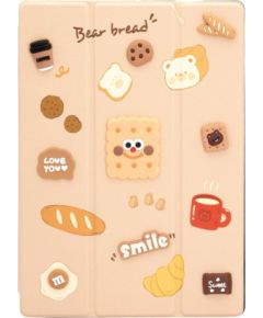 iLike Samsung  Galaxy Tab A8 10.5 (2021) Tablet Case Design SM-X200/SM-X205 Design Beige
