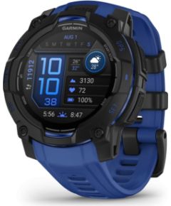 Garmin   Instinct 3 – 45 mm, Supernova Edition, AMOLED, Bolt blue / Black sports watch