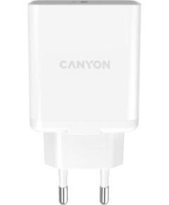 Canyon Canon  Wall charger H-20 With USB-C 20W White Зарядные устройства
