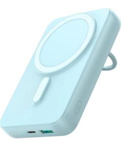 Joyroom   Wireless power bank 10000mAh Joyroom JR-W050 20W MagSafe with stand + USB-C cable - blue