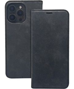 iLike Samsung  Galaxy A34 5G Smart Suede case Black Neoriģinālie Maciņi