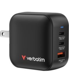 Lādētājs Verbatim Universal Mini GaN Wall Charger 70W UK + EU