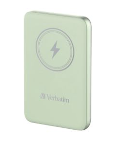Enerģijas krātuve Verbatim Charge n Go 10000mAh Magnetic Wireless Charge Green 20W