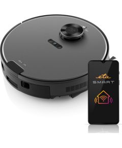 ETA Robot Vacuum Cleaner Aurum ETA524190000 Wet&Dry Operating time (max) 240 min Li-ion 5200 mAh Dust capacity 0.25 L Grey Пылесосы - Роботы