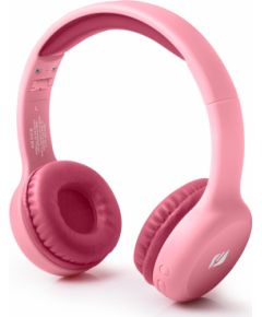 Muse Bluetooth Stereo Kids Headphones M-215BTP Wireless Over-Ear Bluetooth Pink Wireless Austiņas