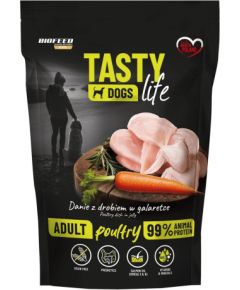 BIOFEED Tasty dog life drób 90% saszetka 500g Suņu barība
