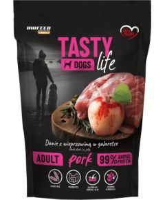 BIOFEED Tasty dog life wieprzowina 90% saszetka 500g Suņu barība