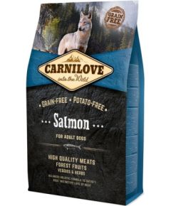 CARNILOVE Salmon for adults - dry dog food - 4kg Suņu barība