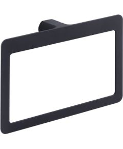 Gedy dvieļu riņķis Pirenei, melns Aksesuāri vannas istabām