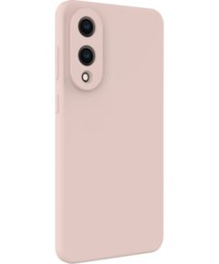 Evelatus Samsung  Galaxy S25 Edge Premium Magnetic Soft Touch Silicone Case Pink Sand Neoriģinālie Maciņi