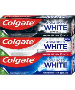 Colgate Advanced Mix Trio Set - Sada bělicích zubních past 75ml Smaržas - NESAKĀRTOTS