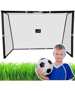 Leantoys Bramka piłkarska przenośna metalowa Futbolam