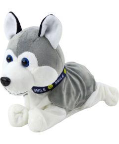 Leantoys Pies pluszowy interaktywny Husky na baterie