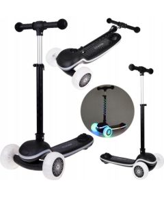 Jokomisiada Balansowa hulajnoga SCOOTER 3-kołowa KOLOROWE ŚWIATEŁKA i MUZYKA SP0812