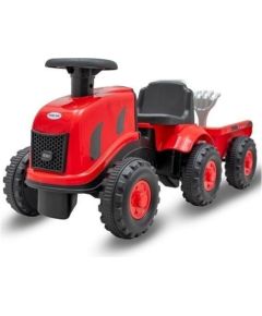 Baby Mix Jeździdełko traktor z przyczepą Benny czerwony