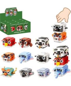 Trifox Klocki zwierzątko naciskane + 120 elementów MIX Mašīnas un piederumi