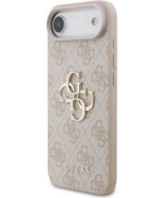 Guess PU 4G Metal Logo Strap Case Чехол для Apple iPhone 17 Air Pink Чехлы - альтернативные