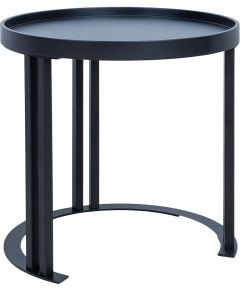 Papildus galdiņš KEIRA D50xH50cm, melns Žurnālu un kafijas galdiņi