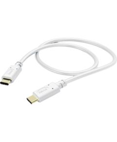 Hama   Charging Cable USB-C to USB-C 1.5m White Data USB kabeļi