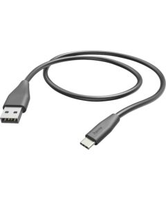 Hama   Charging Cable USB-A to USB-C 1,5m Black Data USB kabeļi