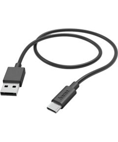 Hama   Charging Cable USB-A to USB-C 1m Black Data USB kabeļi