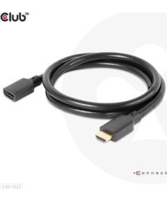 CABLE HDMI TO HDMI 1M/M/F CAC-1322 CLUB3D  Кабель HDMI