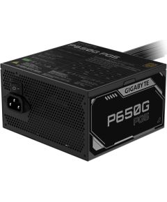 Power Supply GIGABYTE GP-P650G PG5 ATX 3.1 650 Watts Efficiency 80 PLUS GOLD PFC Active MTBF 100000 hours GP-P650GPG5
