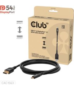 CABLE USB-C TO DP 2M/M/M CAC-1563 CLUB3D  Кабель HDMI