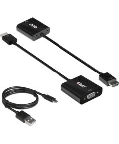 I/O ADAPTER HDMI TO VGA/AUDIO M/F CAC-1302 CLUB3D